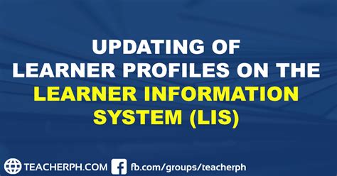 2019 Updating of Learner Profiles on the Learner.